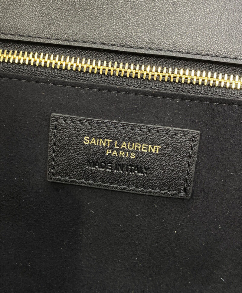Saint Laurent Le 5 A 7 Bea In Pony Hair Leather Coffee